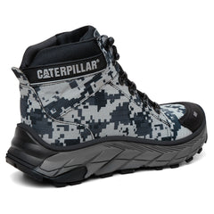 Bota Adventure Motoqueiro Cinza Camuflada Caterpillar Reforçada
