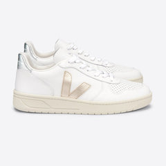 Tênis V-10 Leather White Platine Silver