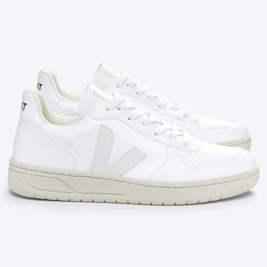 Tênis V-10 Leather White