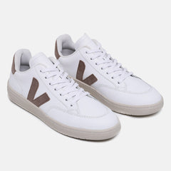 Tênis V-12 Leather White Camel
