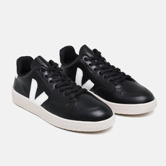 Tênis V-12 Leather Black White