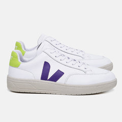 Tênis V-12 Leather White Purple Lime
