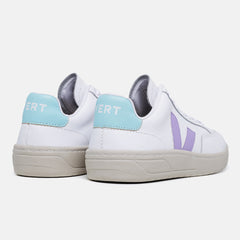 Tênis V-12 Leather White Acqua Lilac