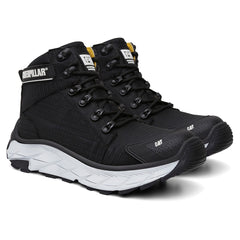 Bota Adventure Motoqueiro Preta Camuflada Caterpillar Reforçada