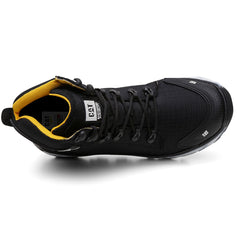 Bota Adventure Motoqueiro Preta Camuflada Caterpillar Reforçada