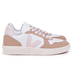 Tênis V-10 Leather White Petale Sahara