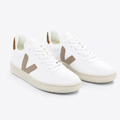 Tênis V-10 Leather White Camel