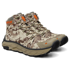Bota Adventure Motoqueiro Areia Camuflada Caterpillar Reforçada