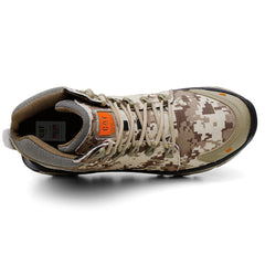 Bota Adventure Motoqueiro Areia Camuflada Caterpillar Reforçada