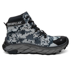 Bota Adventure Motoqueiro Cinza Camuflada Caterpillar Reforçada