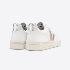 Tênis V-10 Leather White Platine Silver