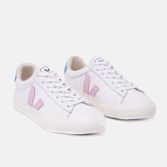 Tênis Campo Leather White Babe