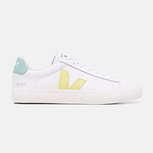 Tênis Campo Leather White Lime