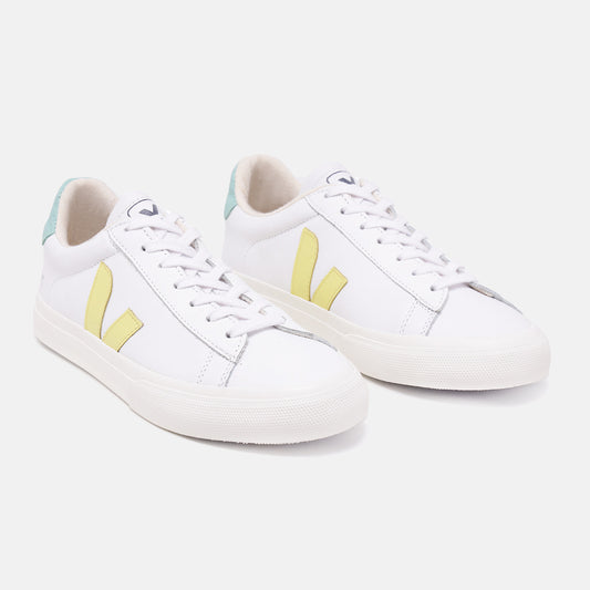 Tênis Campo Leather White Lime