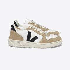 Tênis V-10 Leather White Black Sahara