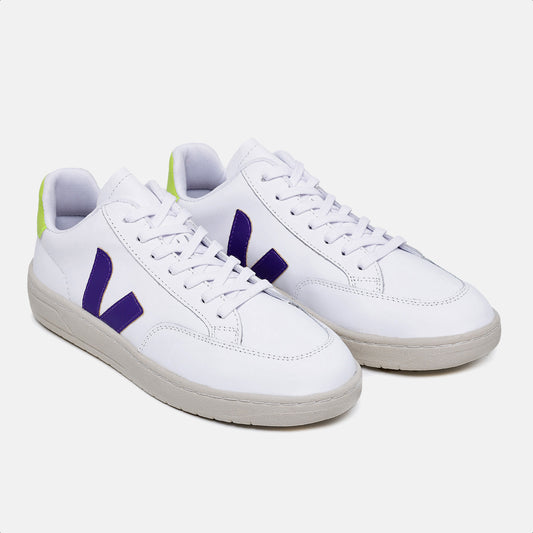 Tênis V-12 Leather White Purple Lime