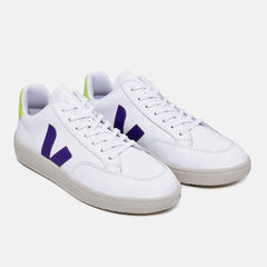 Tênis V-12 Leather White Purple Lime