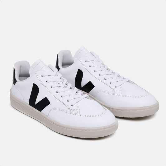 Tênis V-12 Leather White Black