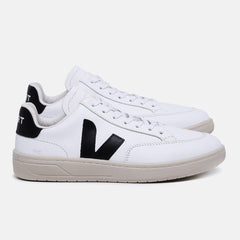 Tênis V-12 Leather White Black
