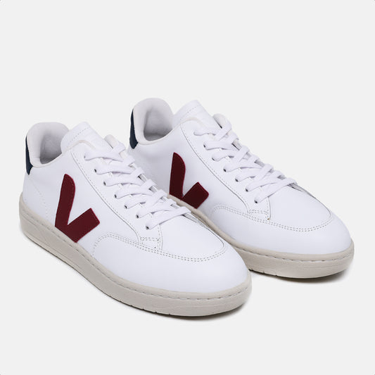 Tênis V-12 Leather White Marsala Náutico