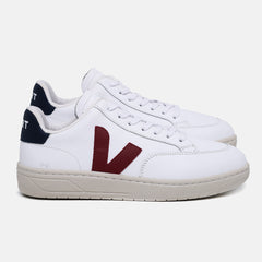 Tênis V-12 Leather White Marsala Náutico