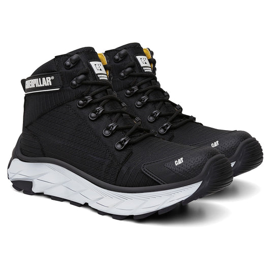 Bota Adventure Motoqueiro Preta Camuflada Caterpillar Reforçada