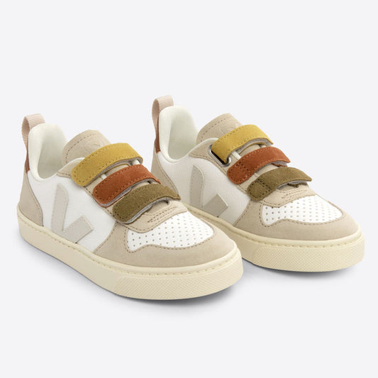 Tênis V-10 Leather White Almond