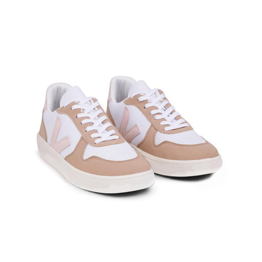 Tênis V-10 Leather White Petale Sahara