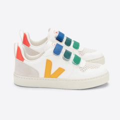 Tênis V-10 Leather Multico White Ouro