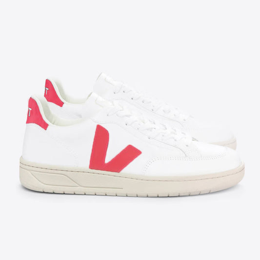 Tênis V-12 Leather White Pink