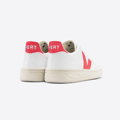 Tênis V-12 Leather White Pink