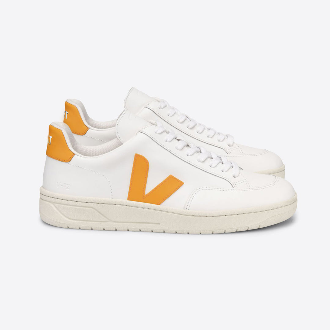 Tênis V-12 Leather White Carnelian